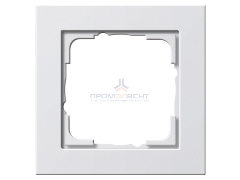 Рамка 1-ая Gira E2 Белый матовый