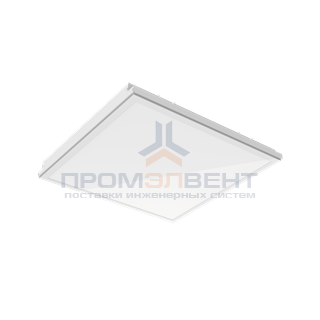 Светодиодный светильник "ВАРТОН" тип кромки Microlook BE (Prelude 15) 593*593*60мм 36 ВТ 4000К с функцией аварийного освещения