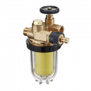Фильтр топливный Oventrop Magnum E A R - 3/8" (НР/ВР, с пластиковым патроном Siku 25-40 μm)