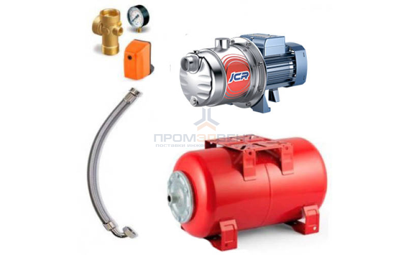 Насосная станция Pedrollo HYDROFRESH JCRm 1B-50 CL - 0,48 кВт (Qmax 60 л/мин, 1x230В, с/х)