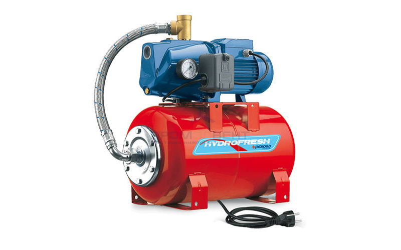 Насосная станция Pedrollo HYDROFRESH JSWm 2BX-24 CL - 0,90 кВт (Qmax 70 л/мин, 1x230В)