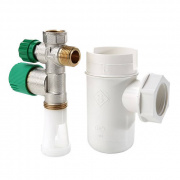 Группа безопасности водонагревателя VALTEC VT.461 - 1/2" (сбросное отверстие 3/4", порог 7 бар)