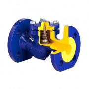 Клапан обратный подьемный Zetkama 287F - Ду50 (ф/ф, PN40, Tmax 300°C, исполнение №31)