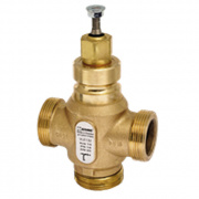 Клапан регулирующий трёхходовой ESBE VLE132 - DN20 (1" 1/4" НР/НР/НР, PN 16, Kvs 6.3, Tmax. 150°C, бронза)