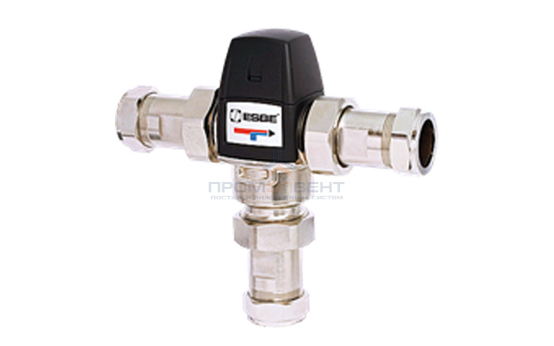 Клапан термостатический смесительный ESBE VTA533 - CPF28мм (компрессионное подключение, с переходником НР 1