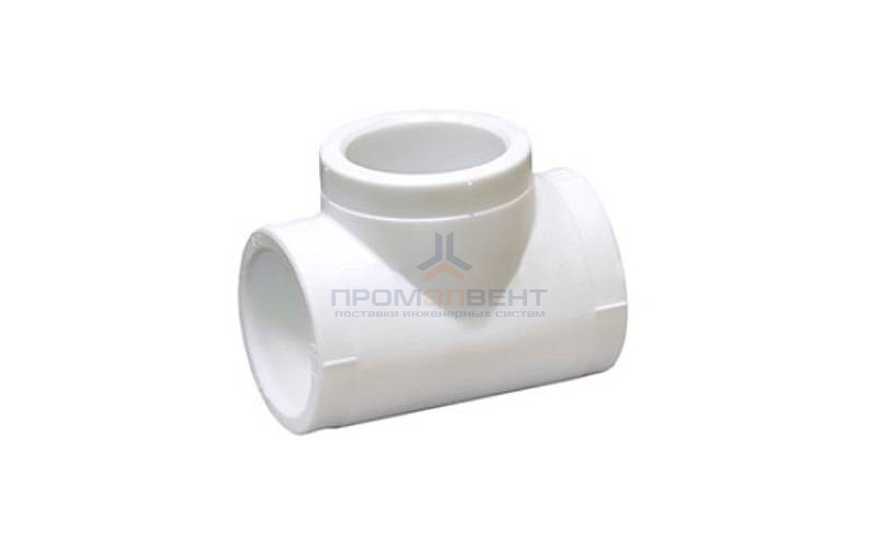 Тройник Fusitek - 32 (для полипропиленовых труб под пайку, цвет белый)