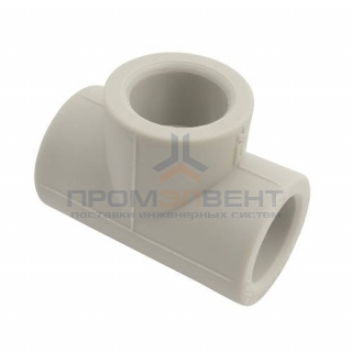 Тройник FV-Plast - 25 (для полипропиленовых труб под пайку, цвет серый)
