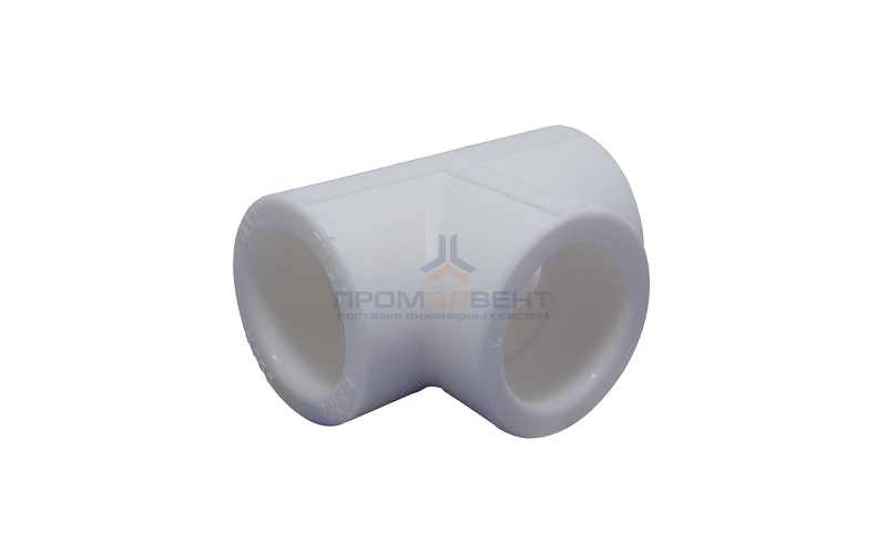 Тройник KALDE - 20 (для полипропиленовых труб под пайку, цвет белый)