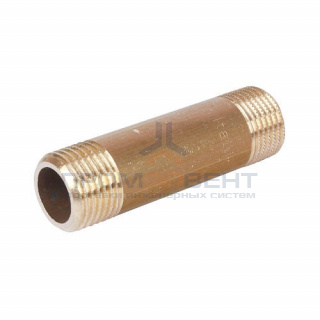 Удлинитель резьбовой STOUT - 1"1/4 длина 200 мм (НР/НР, латунь без покрытия)