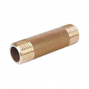 Удлинитель резьбовой STOUT - 2" длина 100 мм (НР/НР, латунь без покрытия)