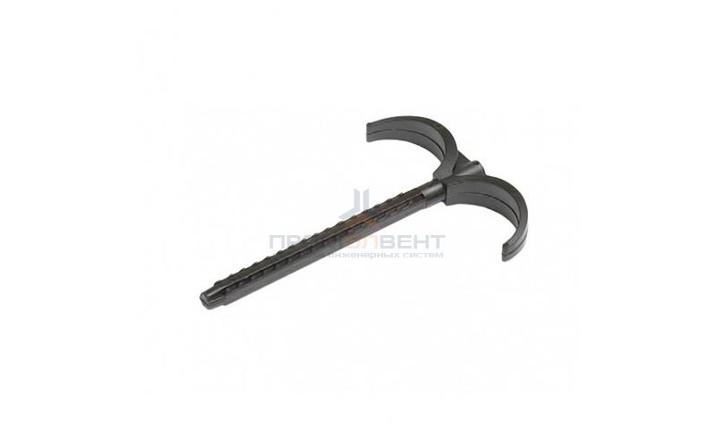 Дюбель крюковой двойной REHAU - длина 100 мм. (для напольной фиксации труб D10-32 мм)