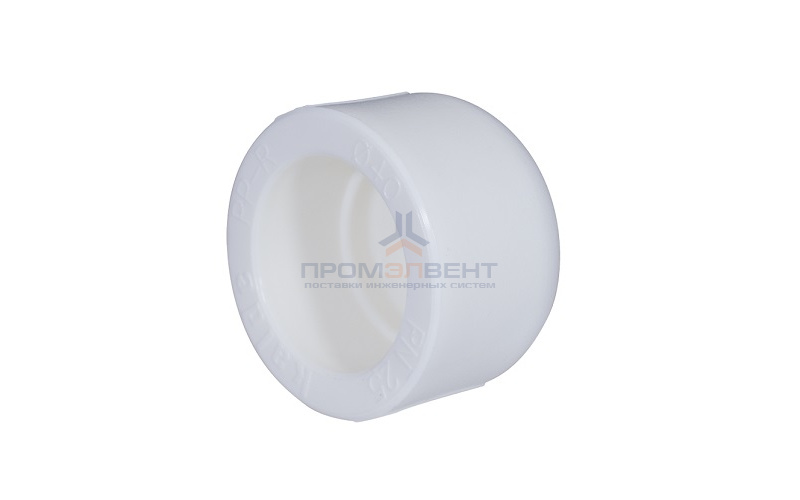 Заглушка KALDE - 90 (для полипропиленовых труб под пайку, цвет белый)