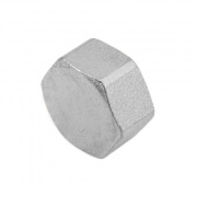 Заглушка латунная с внутренней резьбой STOUT - 1"1/4 (никелированная)