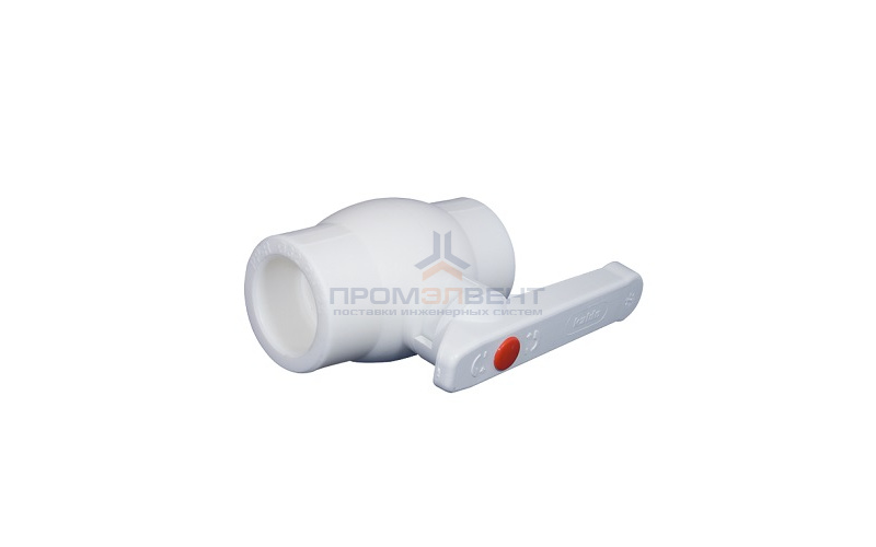 Кран шаровой KALDE - 75 (Пайка/Пайка, для полипропиленовых труб, ручка-рычаг)