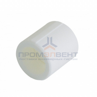 Муфта KALDE - 75 (для полипропиленовых труб под пайку, цвет белый)