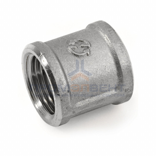 Муфта латунная резьбовая STOUT - 1"1/2 (никелированная)