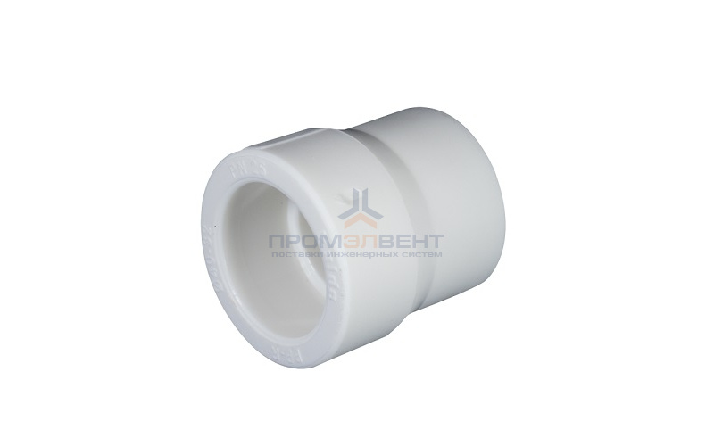 Муфта редукционная KALDE - 75 x 50 (для полипропиленовых труб под пайку, цвет белый)