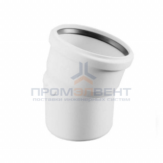 Отвод 15° REHAU RAUPIANO PLUS - 90 (для системы внутренней канализации)