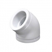 Отвод 45° Fusitek - 90 (для полипропиленовых труб под пайку, цвет белый)