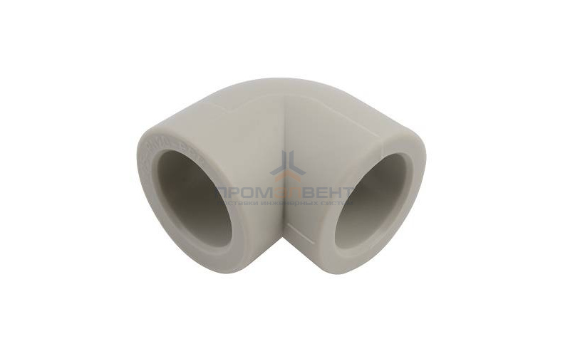 Отвод 90° FV-Plast - 110 (для полипропиленовых труб под пайку, цвет серый)