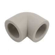 Отвод 90° FV-Plast - 32 (для полипропиленовых труб под пайку, цвет серый)