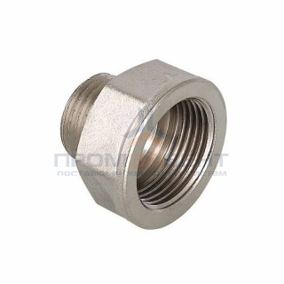 Переход с внутренней резьбы на наружную VALTEC VTr.592 - 2" х 1"1/2 (латунь никелированная)