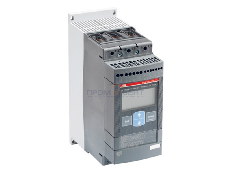 Софтстартер ABB PSE60-600-70 30кВт 600В 60А с функцией защиты двигателя