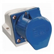 Розетка 123 стационарная 2Р+РЕ 32А 220В IP44 ИЭК