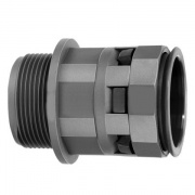 Муфта труба-коробка DN 7 мм, M12х1,5, полиамид, цвет чёрный DKC