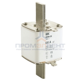 Плавкая вставка предохранителя ППНИ-39, габарит 3,  630А ИЭК