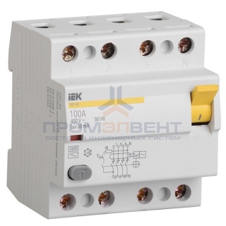 УЗО ВД1-63 4Р100А 30мА ИЭК