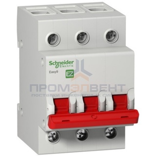 Выключатель нагрузки (модульный рубильник) Easy9 3П 100А 400В Schneider Electric