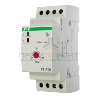 Реле контроля уровня жидкости PZ-828 16А, 1NO/NC, один контролируемый уровнь