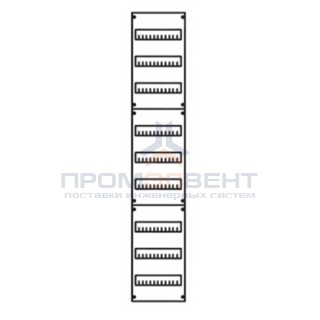 Панель для модульных уст-в 1ряд/9 реек