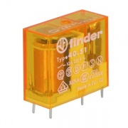 Миниатюрное PCB-реле Finder выводы 5мм, 1 контакт, 10A DC 24В AgNi