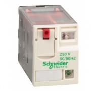 Миниатюрное реле Schneider Electric Zelio Relay  RXM 4 контакта, светодиод 230В AC 3A